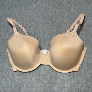 Wacoal 34DDD Nude Underwire Bra Style 853213 Smooth Full Coverage